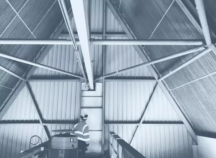 Nettoyage d’aéroréfrigérant d’une usine d’incinération